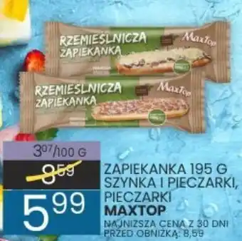 Wafelek ZAPIEKANKA 195 G SZYNKA I PIECZARKI, PIECZARKI oferta