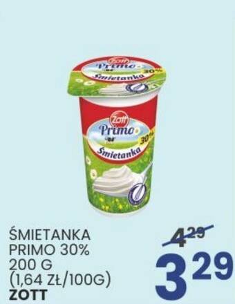 Wafelek ŚMIETANKA PRIMO 30% 200 G ZOTT oferta