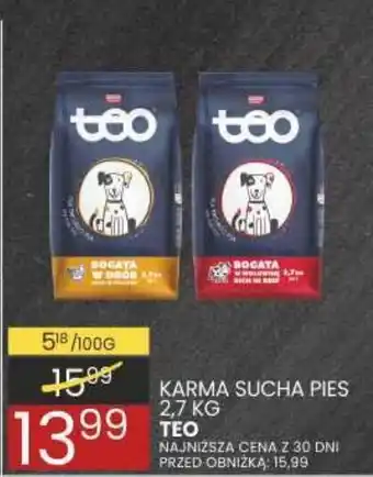 Wafelek KARMA SUCHA PIES 2,7 KG TEO oferta
