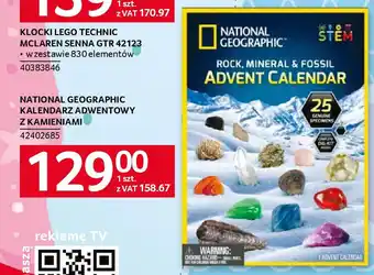Selgros NATIONAL GEOGRAPHIC KALENDARZ ADWENTOWY Z KAMIENIAMI oferta