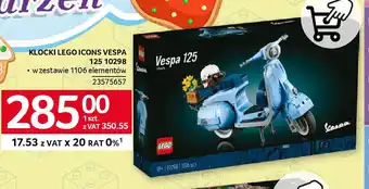 Selgros KLOCKI LEGO ICONS VESPA 125 10298 oferta