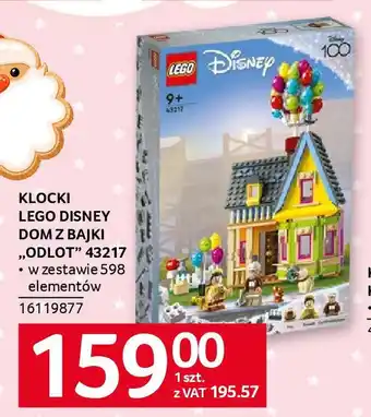 Selgros KLOCKI LEGO DISNEY DOM Z BAJKI ,,ODLOT" 43217 oferta