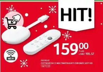 GOOGLE ODTWARZACZ MULTIMEDIALNY CHROMECAST HD