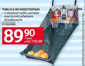 Selgros TABLICA DO KOSZYKÓWKI oferta