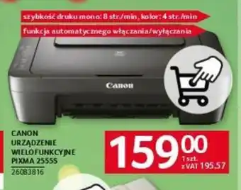 Selgros CANON URZĄDZENIE WIELOFUNKCYJNE PIXMA 25555 oferta