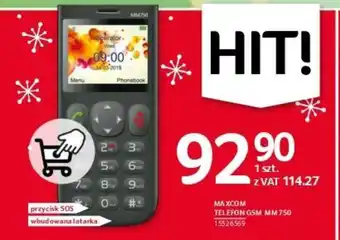 Selgros MAXCOM TELEFON GSM MM 750 oferta
