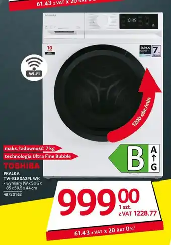 Selgros TOSHIBA PRALKA TW-BL80A2PL WK oferta