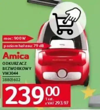 Selgros Amica ODKURZACZ BEZWORKOWY VM3044 oferta