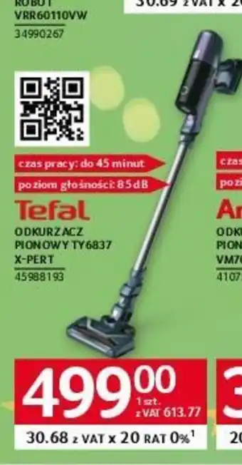 Selgros Tefal ODKURZACZ PIONOWY TY6837 X-PERT oferta
