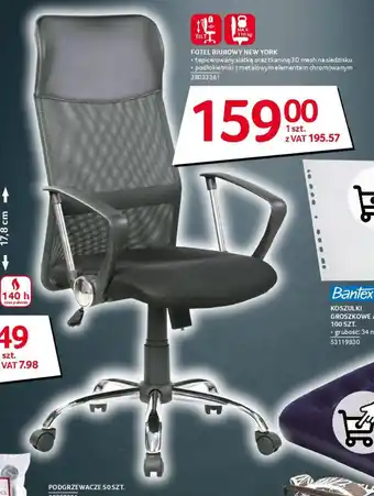 Selgros FOTEL BIUROWY NEW YORK oferta