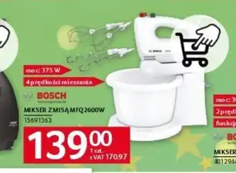 Selgros BOSCH MIKSER ZMISĄ MFQ2600W oferta