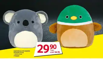 Selgros SQUISHMALLOWS MIĘKKIE PLUSZAKI 19 CM oferta