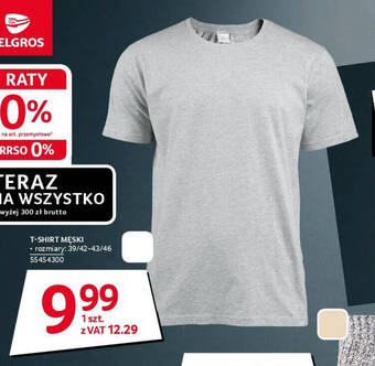 Selgros T-SHIRT MĘSKI oferta