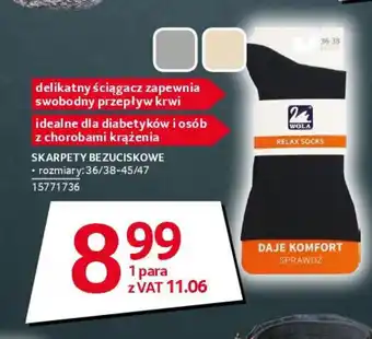 Selgros SKARPETY BEZUCISKOWE oferta
