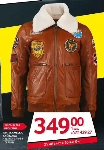 Selgros KURTKA MĘSKA SKÓRZANA oferta