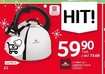 Selgros CZAJNIK 2,8 L GERLACH AMBIENTE/SOLID oferta