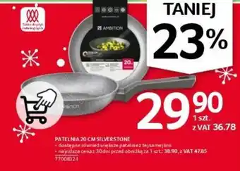 Selgros PATELNIA 20 CM SILVERSTONE oferta