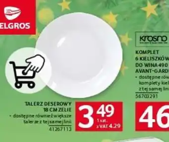 Selgros TALERZ DESEROWY 18 CM ZELIE oferta