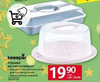 Selgros keeeper POJEMNIK NA CIASTO OKRĄGŁY oferta