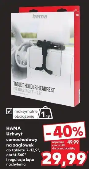 Kaufland Uchwyt samochodowy hama oferta
