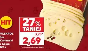 Kaufland Mlekpol ser królewski z kolna oferta