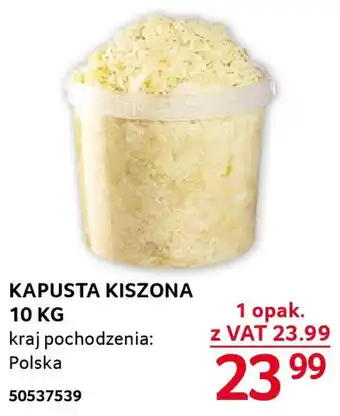 Selgros KAPUSTA KISZONA 10 KG oferta