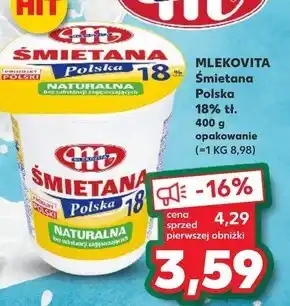 Kaufland Śmietana oferta