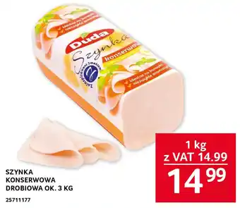 Selgros SZYNKA KONSERWOWA DROBIOWA 1 KG oferta