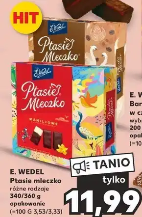 Kaufland E. wedel ptasie mleczko waniliowe 360 g oferta