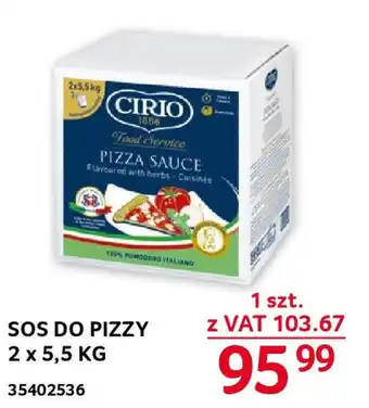 Selgros SOS DO PIZZY 2 x 5,5 KG oferta