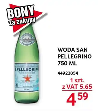 Selgros WODA SAN PELLEGRINO 750 ML oferta