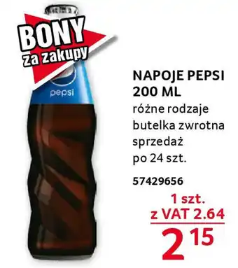 Selgros NAPOJE PEPSI 200 ML oferta