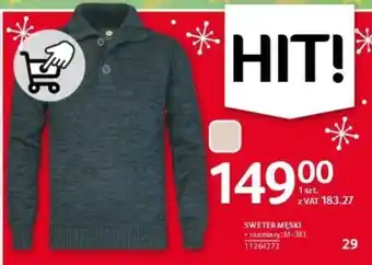 Selgros SWETER MĘSKI oferta