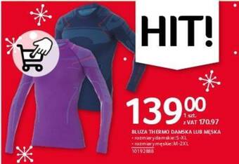 Selgros BLUZA THERMO DAMSKA LUB MĘSKA oferta