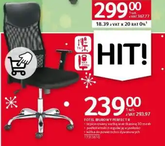 Selgros FOTEL BIUROWY PERFECT R oferta