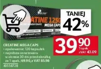 Selgros CREATINE MEGA CAPS oferta