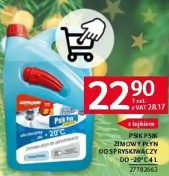 Selgros PSIK PSIK ZIMOWY PŁYN DO SPRYSKIWACZY DO-20°C 4L oferta