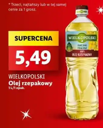 Lidl WIELKOPOLSKI Olej rzepakowy oferta