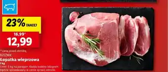 Lidl Łopatka wieprzowa 1 kg oferta
