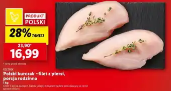 Lidl Polski kurczak -filet z piersi, porcja rodzinna 1 kg oferta