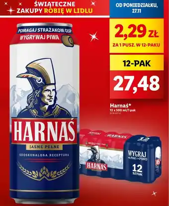 Lidl Harnaś 12 x 500 ml oferta