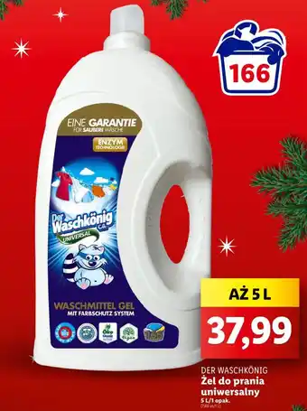 Lidl Żel do prania uniwersalny 5 L oferta