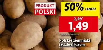 Lidl Polskie ziemniaki jadalne, luzem 1 kg oferta