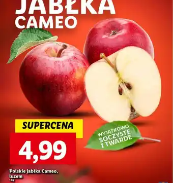 Lidl Polskie jabłka Cameo, luzem 1 kg oferta