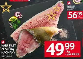 Selgros KARP FILET ZE SKÓRĄ NACINANY 1kg oferta