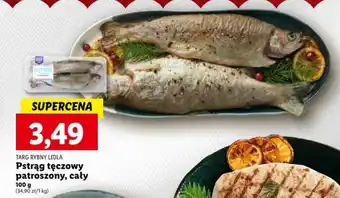 Lidl Pstrąg tęczowy patroszony, cały 100 g oferta