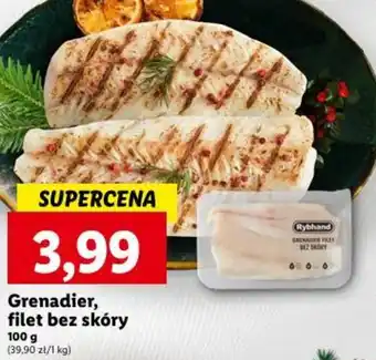 Lidl Grenadier, filet bez skóry 100 g oferta