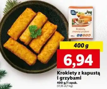 Lidl Krokiety z kapustą i grzybami 400 g oferta