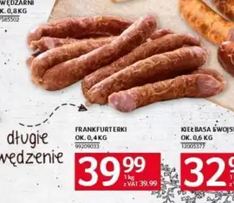 Selgros FRANKFURTERKI 1kg oferta
