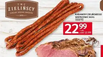 Selgros KABANOSY ZIELIŃSKIEGO WIEPRZOWE 1kg oferta